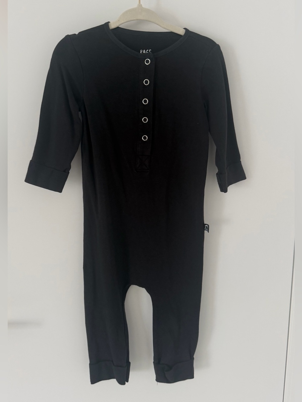 Rags to Raches Black Romper